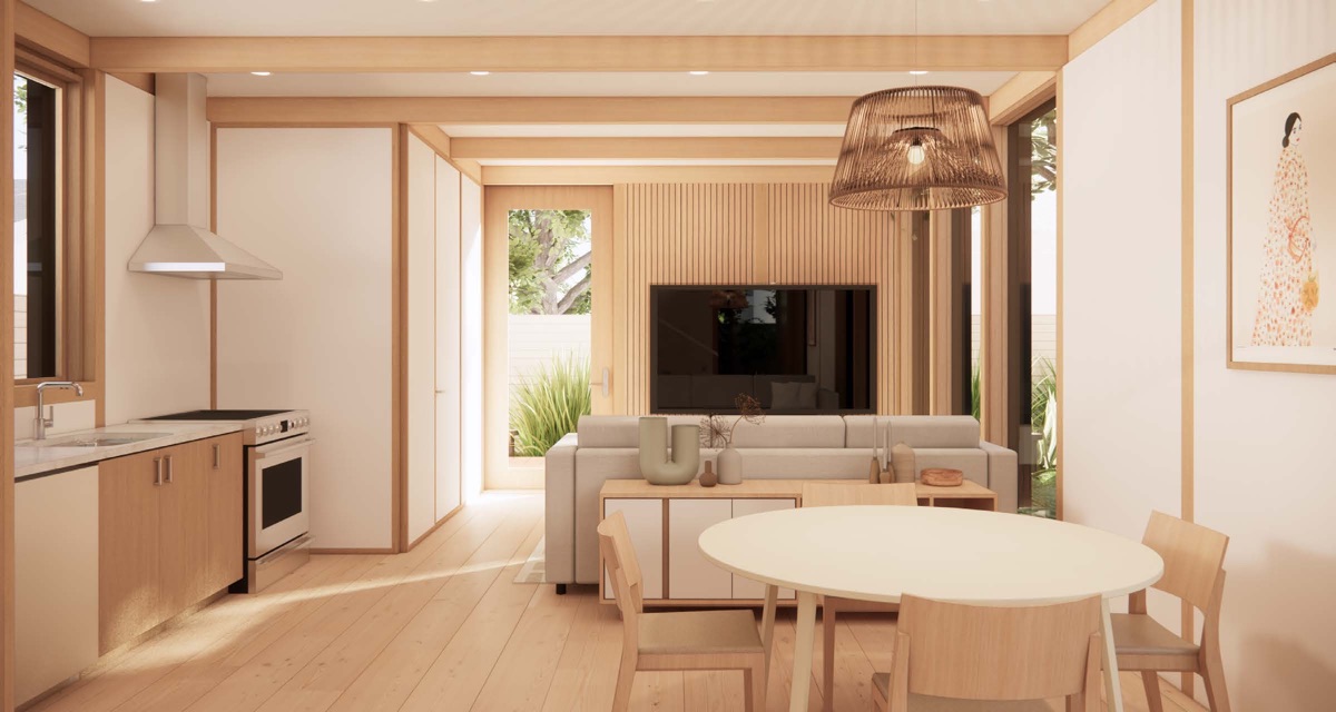 The studio / 1-bedroom. — Riley ADU-800-1-1